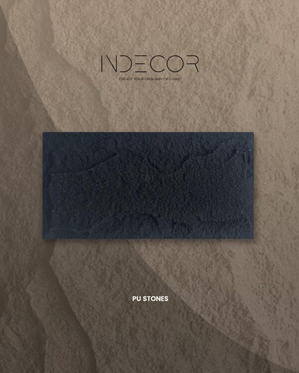 INDECOR Midnight Slate panel – PU kamena serija